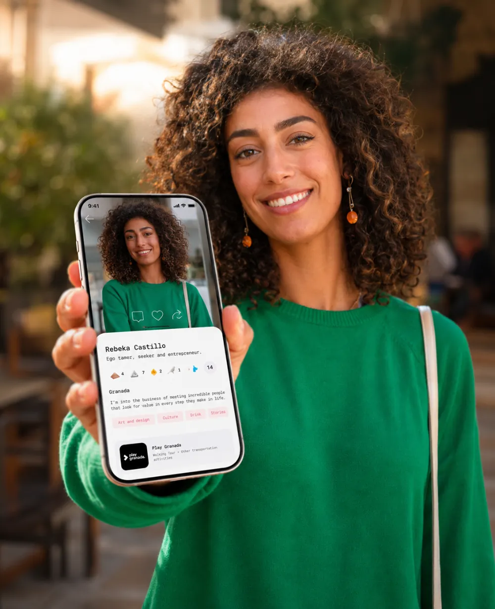 A local guide's Virgl profile, monetizing their expertise